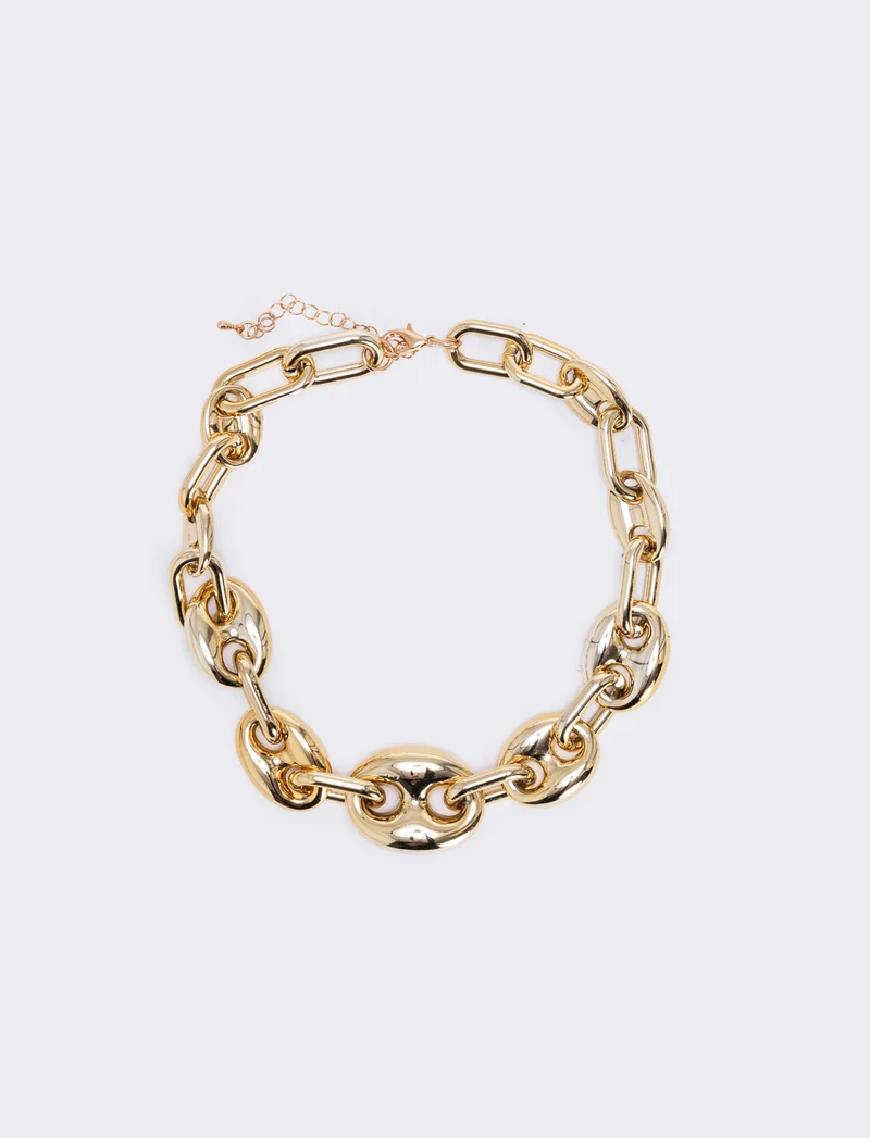 Collana doppia catena - Oro