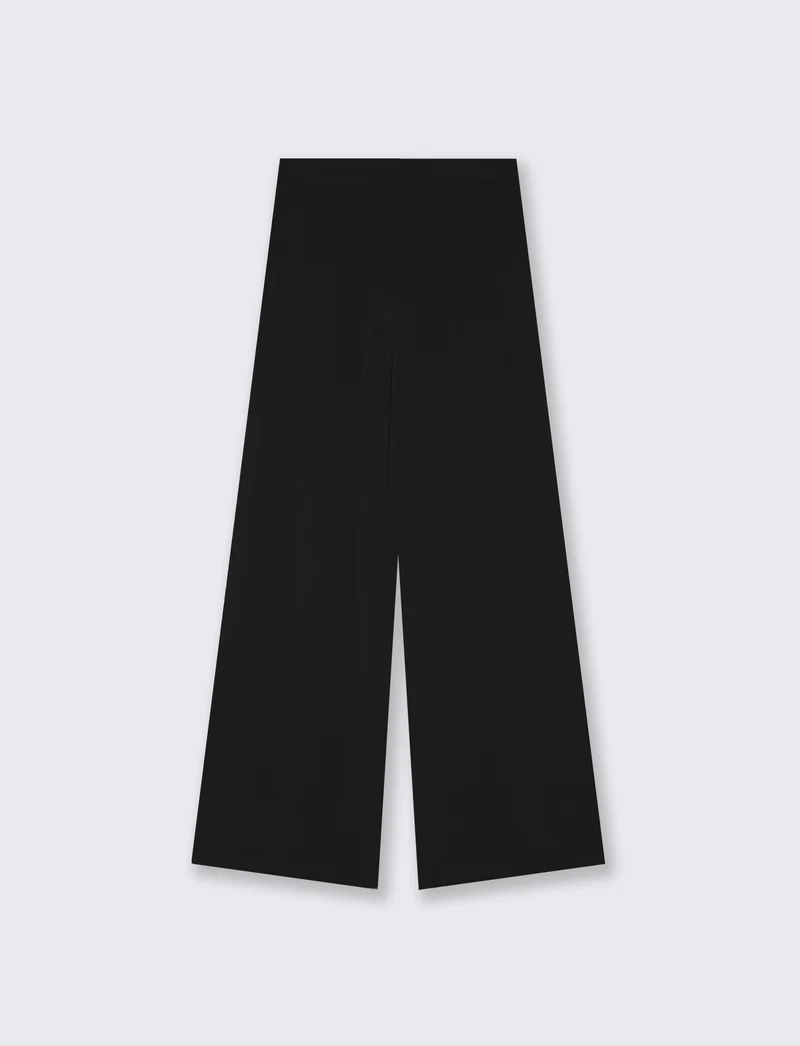 Pantalone con Elastico Dietro - Nero