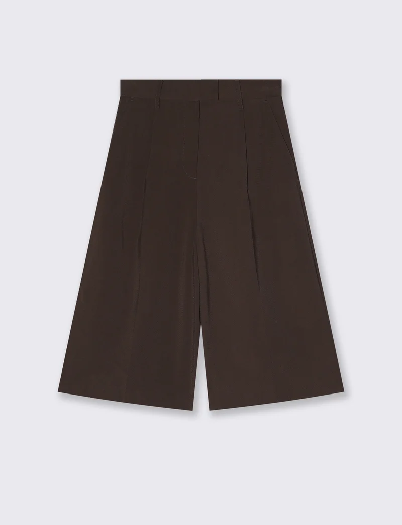 Bermuda con tasca elegante - Moro