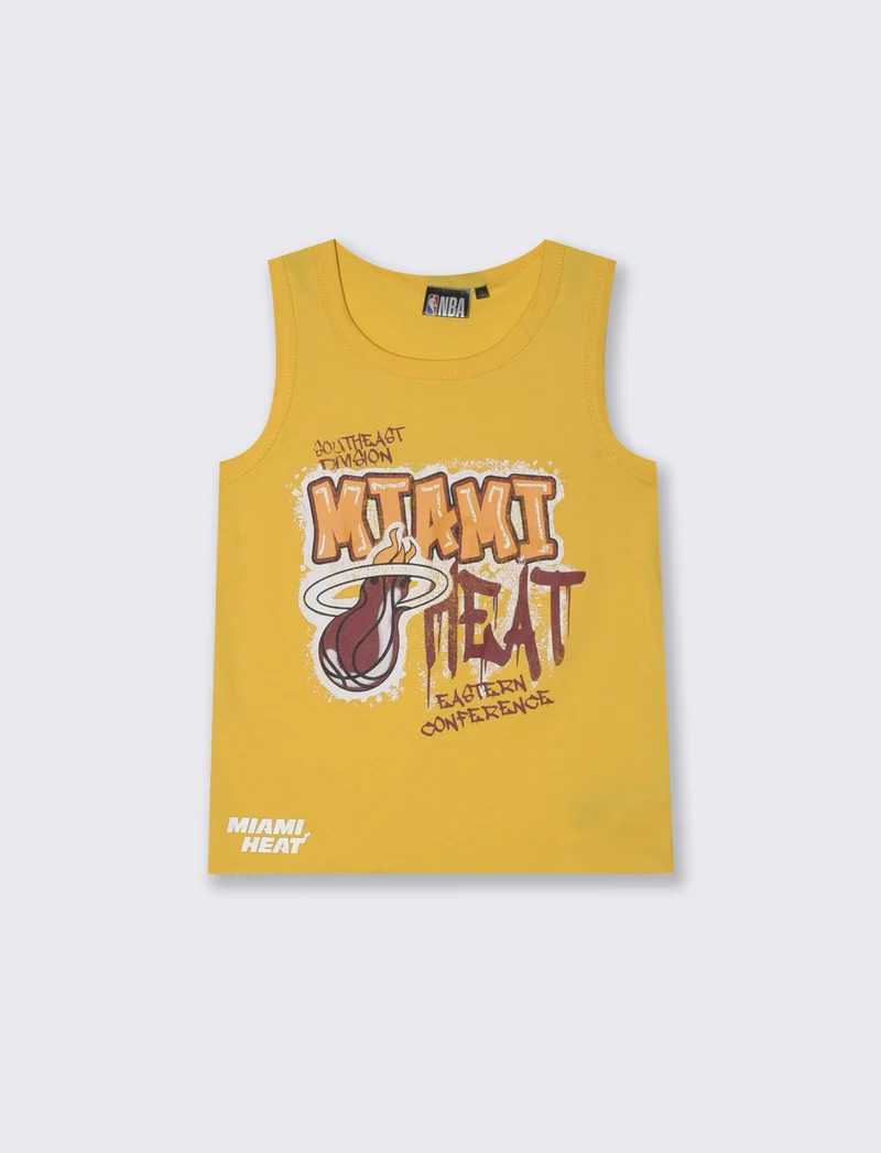 Canotta NBA in cotone trendy e versatile - Giallo