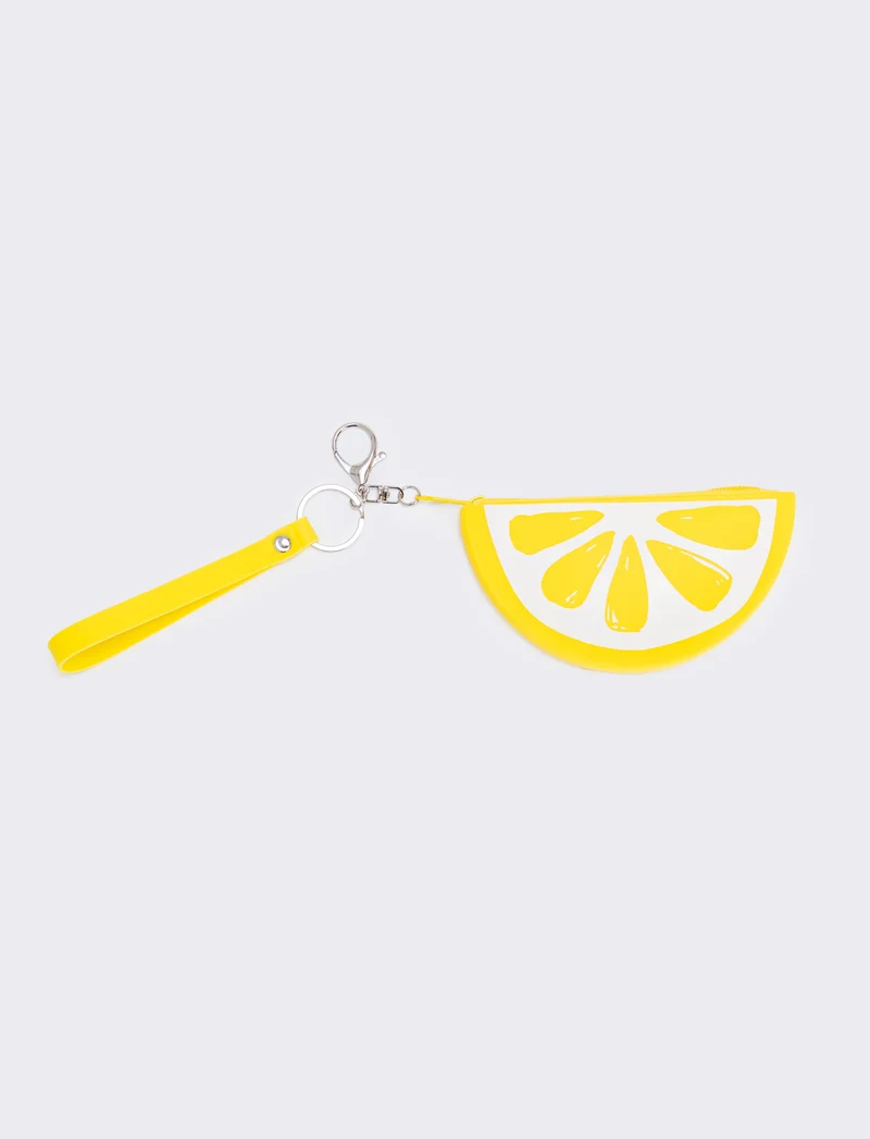 Portamonete gelato per bambina soft ice - Giallo