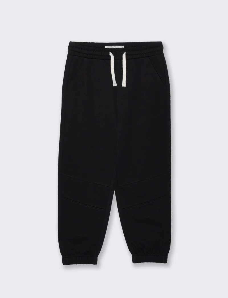 Pantaloni jogger in cotone comodi e pratici - Nero