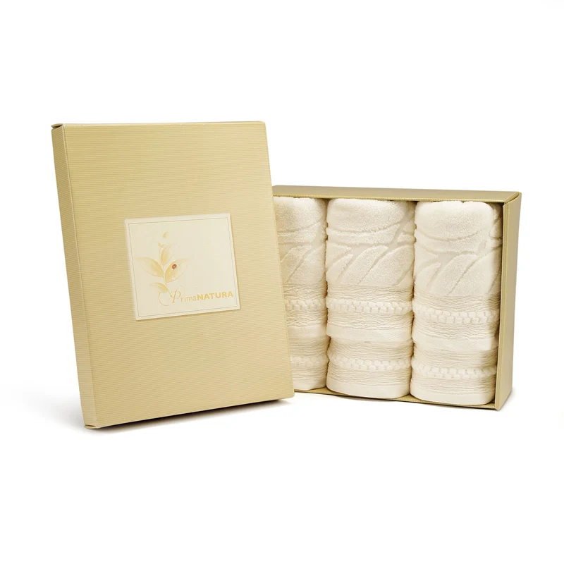 Set asciugamani in spugna aurora in Cotone 480 gr/mq