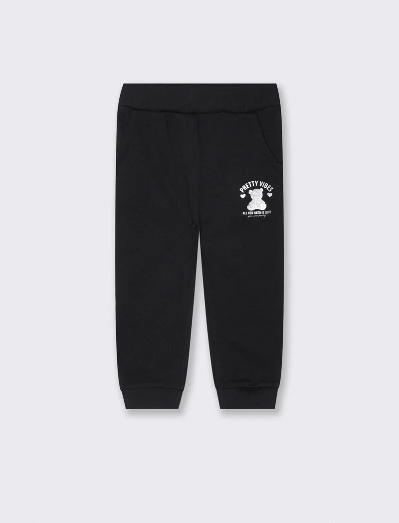 Felpa con zip e collo alto in cotone - Nero