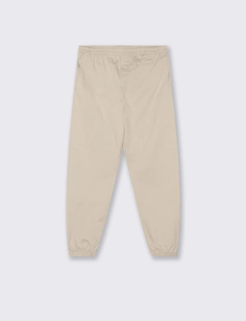 Pantaloni jogger con vita regolabile - Beige