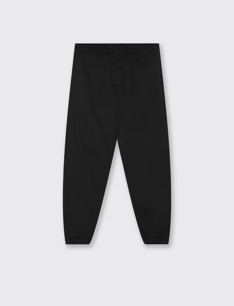 Pantaloni jogger con vita regolabile - Nero