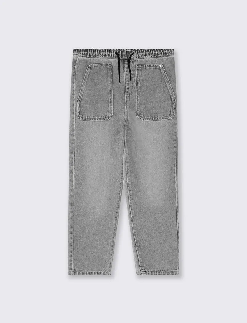 Jeans jogger comodi e alla moda - Grigio