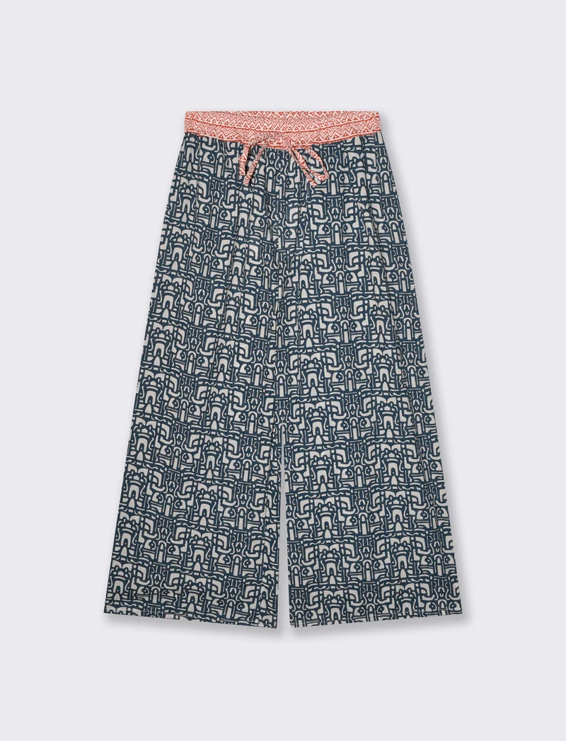 Pantaloni Pinocchietto con Stampa - var 1
