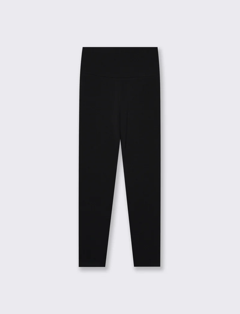 Leggings basico a vita alta skinny - Nero