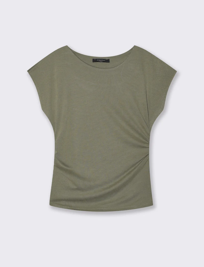 Tshirt con arricci laterali - Ve.milit.