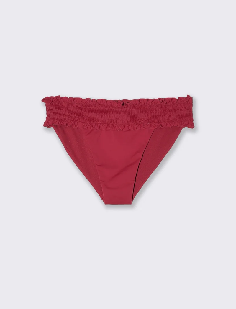 Slip mare basic punto smoke - Rosso