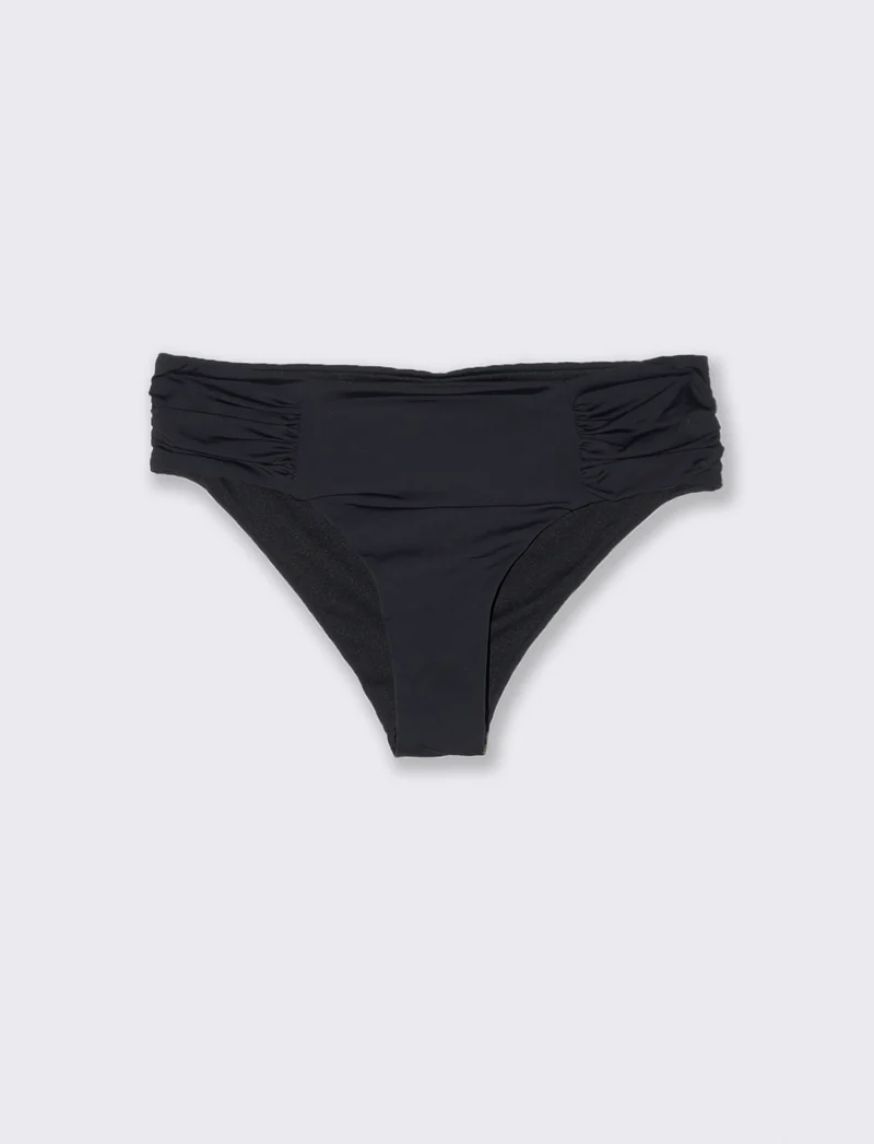 Slip mare goffrati - Nero