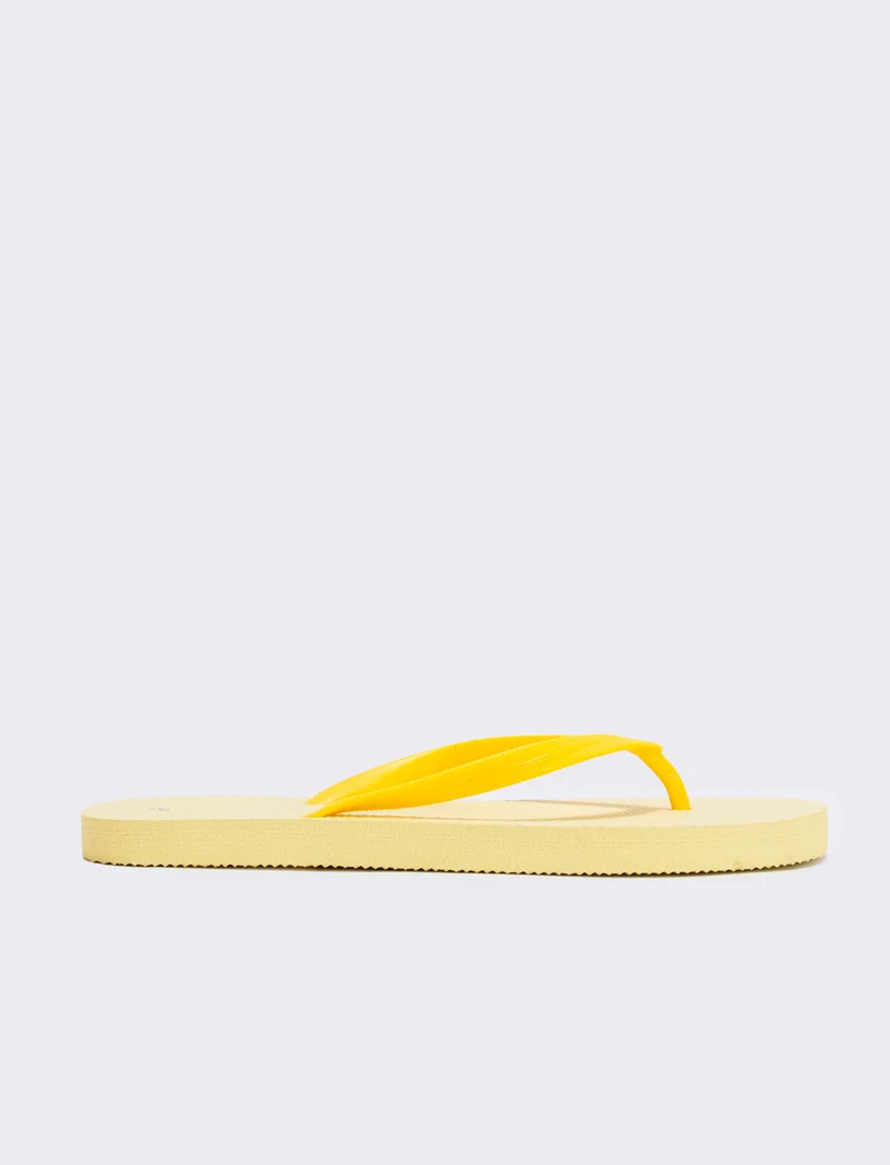Infradito monocolore da in PVC - Giallo