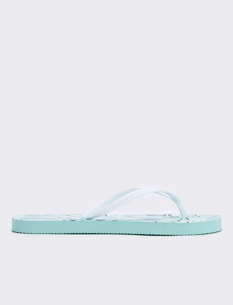 Infradito zebrati in PVC - Bianco