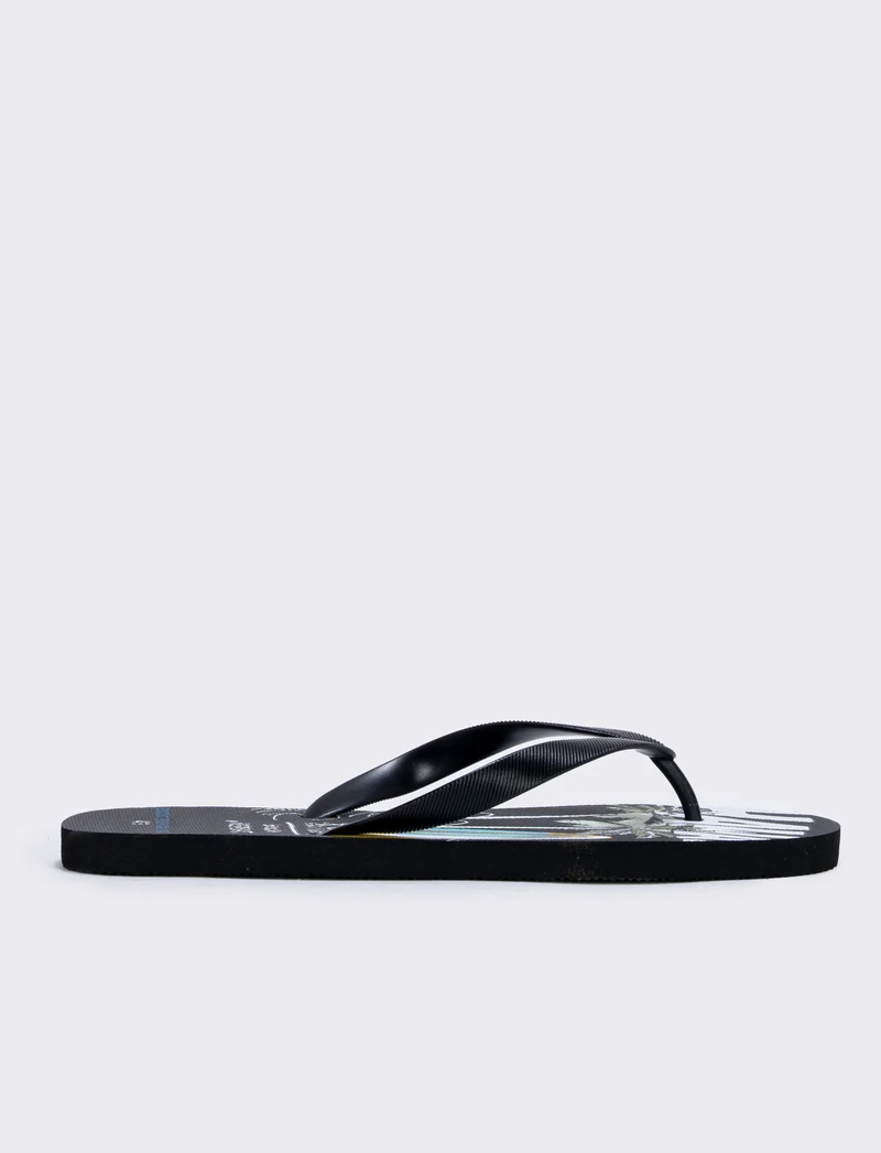 Infradito Surf Beach da uomo in pvc - Nero
