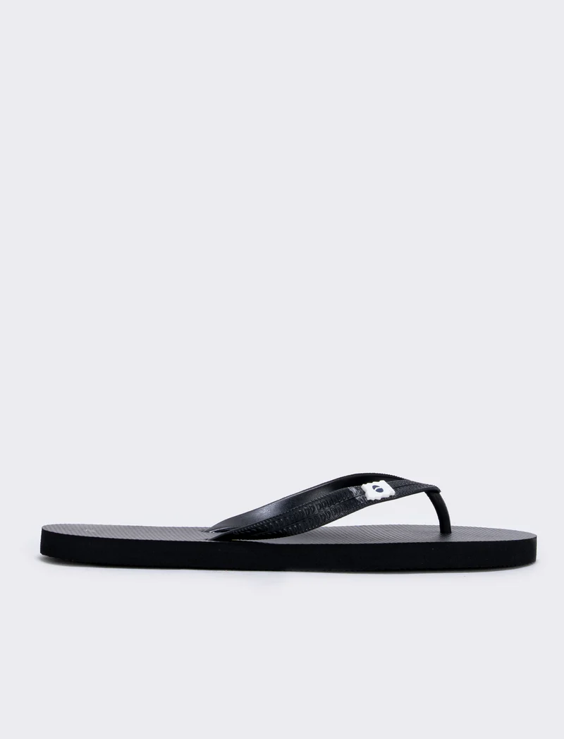 Infradito da uomo con bandiera in pvc - Nero
