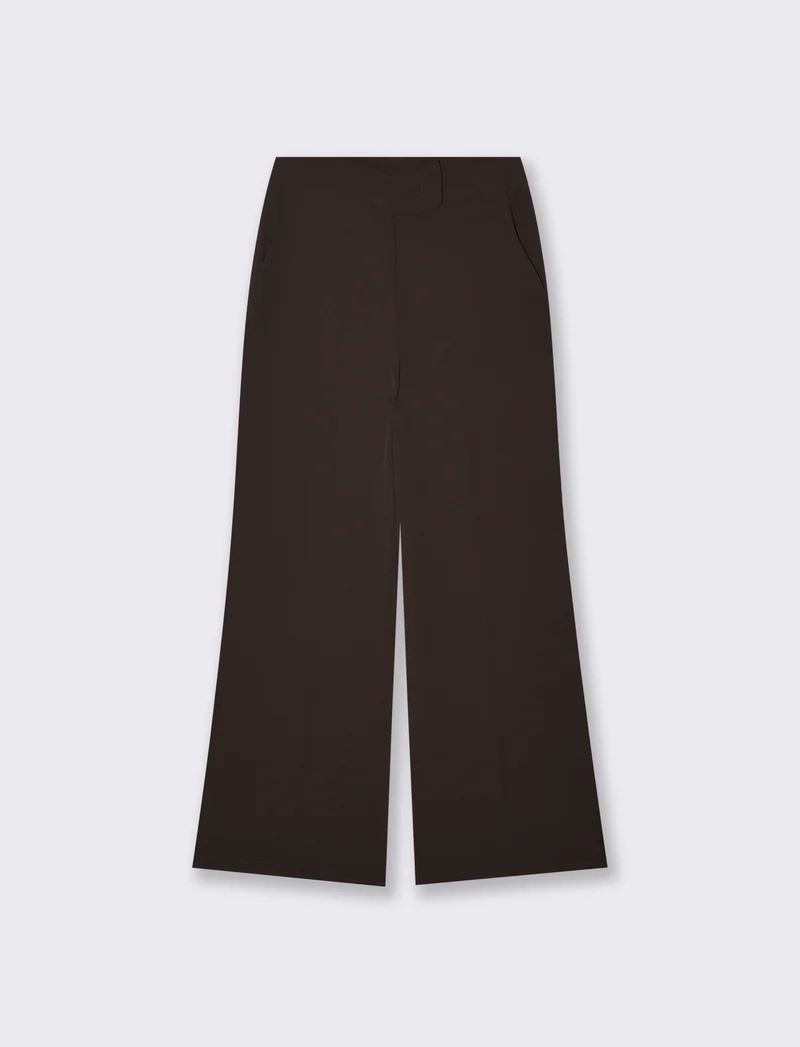 Pantalone Linea Dritta Elegante - Moro