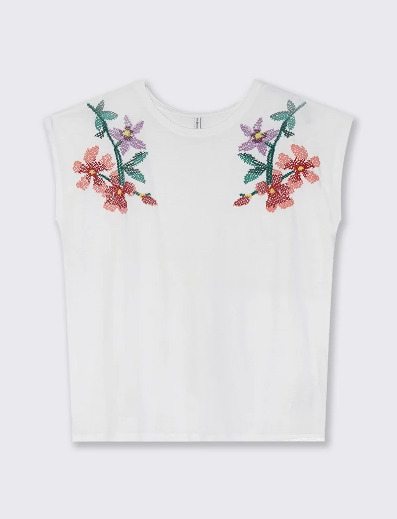 T-Shirt Manica Corta con Stampa - var 1