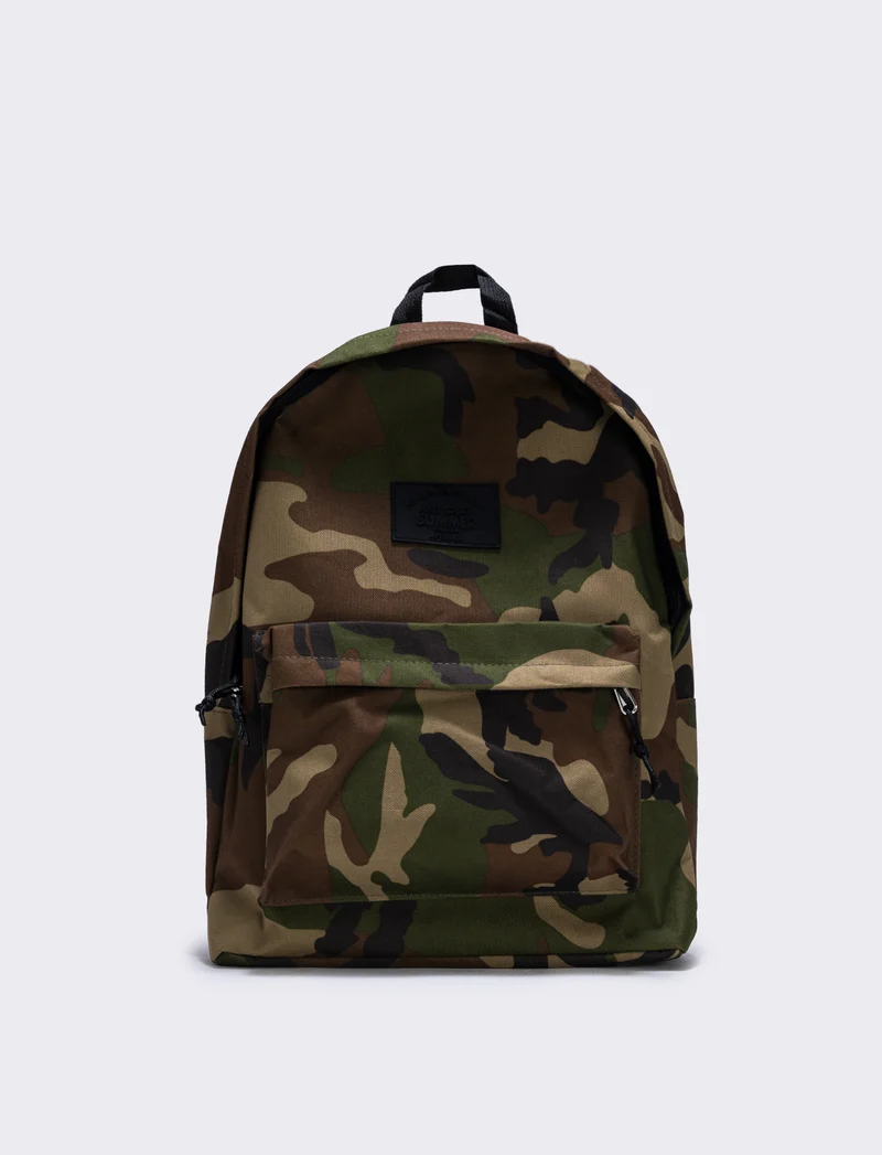 Zaino uomo basic versatile e pratico - Verde mimetico