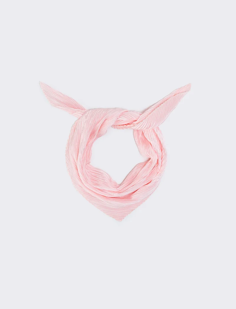 Foulard Quadrato Unito Elegante - Rosa