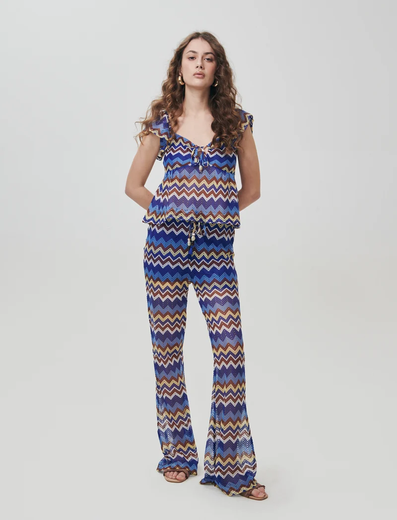 Pantaloni con elastico e coulisse - var 3
