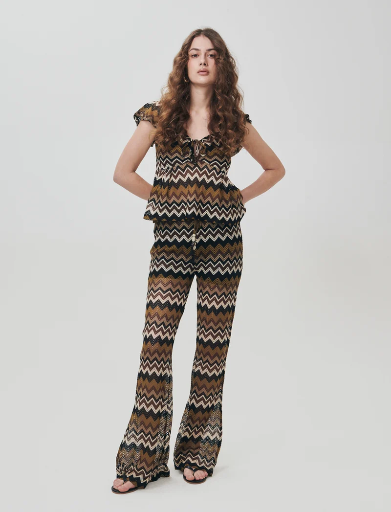 Pantaloni con elastico e coulisse - var 1
