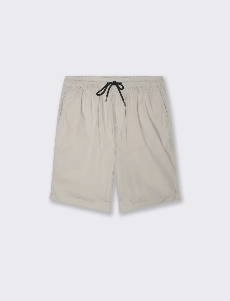 Bermuda Jogger Cotone Leggero Fit Comodo - Grigio ghiaccio
