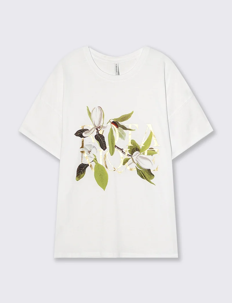 T-Shirt Manica Corta con Stampa - var 2