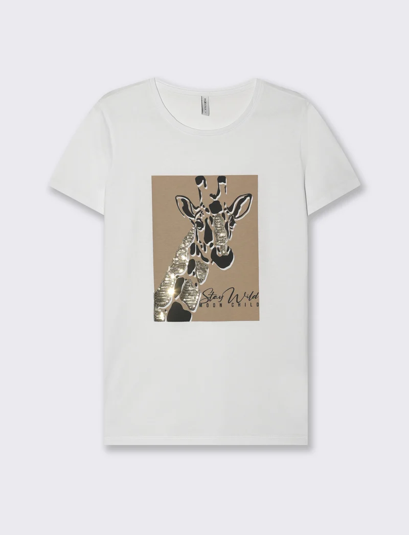T-shirt mezza manica con stampe - var 1