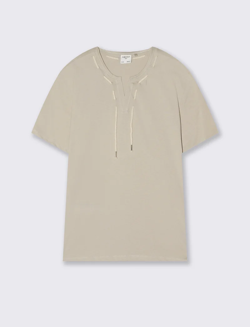 T-shirt Derby con Coulisse Nautica - Sabbia