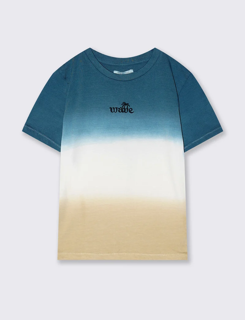 T-SHIRT Tie&dye Girocollo Casual e Stilosa - Multicolore