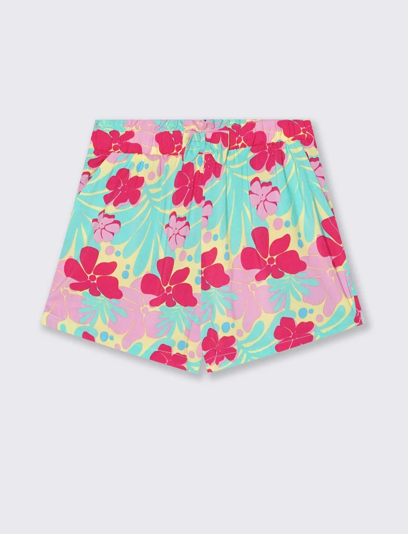 Short estivo in viscosa con fiocco - Fantasia