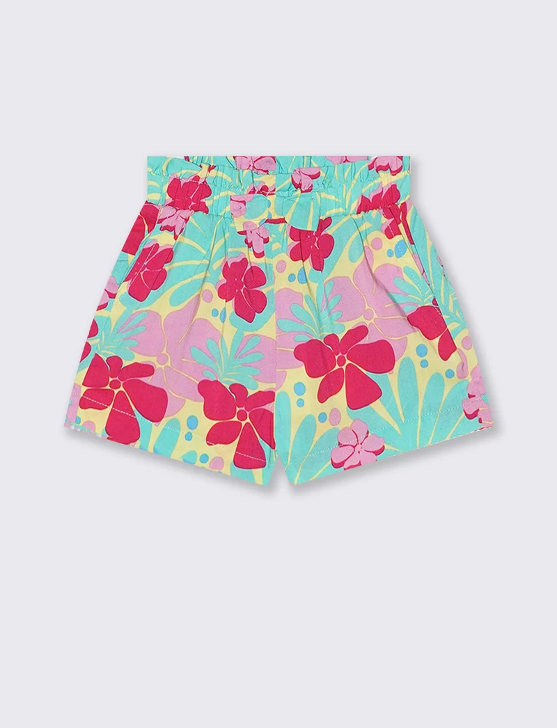 Shorts estivi a fantasia in viscosa - Fantasia