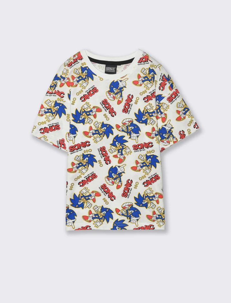 T-shirt Sonic: divertimento per bambini - Fantasia