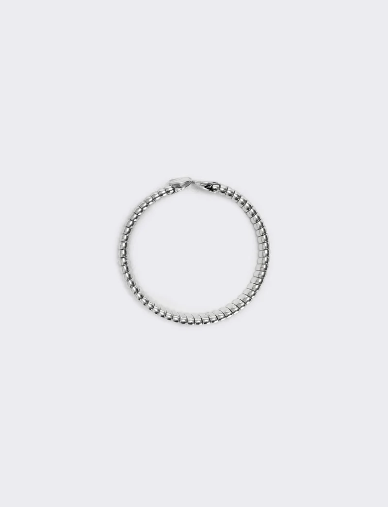 Bracciale rigido da elegante - Argento