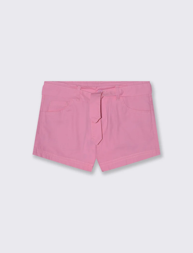 Pantaloncino cinque tasche da bambina - Rosa
