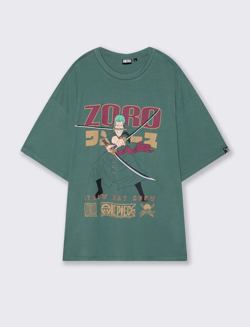 T-shirt One Piece girocollo maniche corte - Var 4