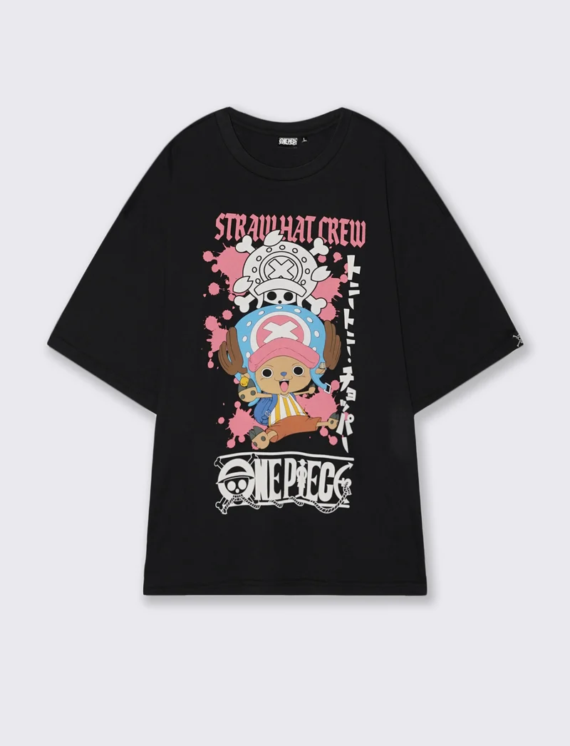 T-shirt One Piece girocollo maniche corte - var 3