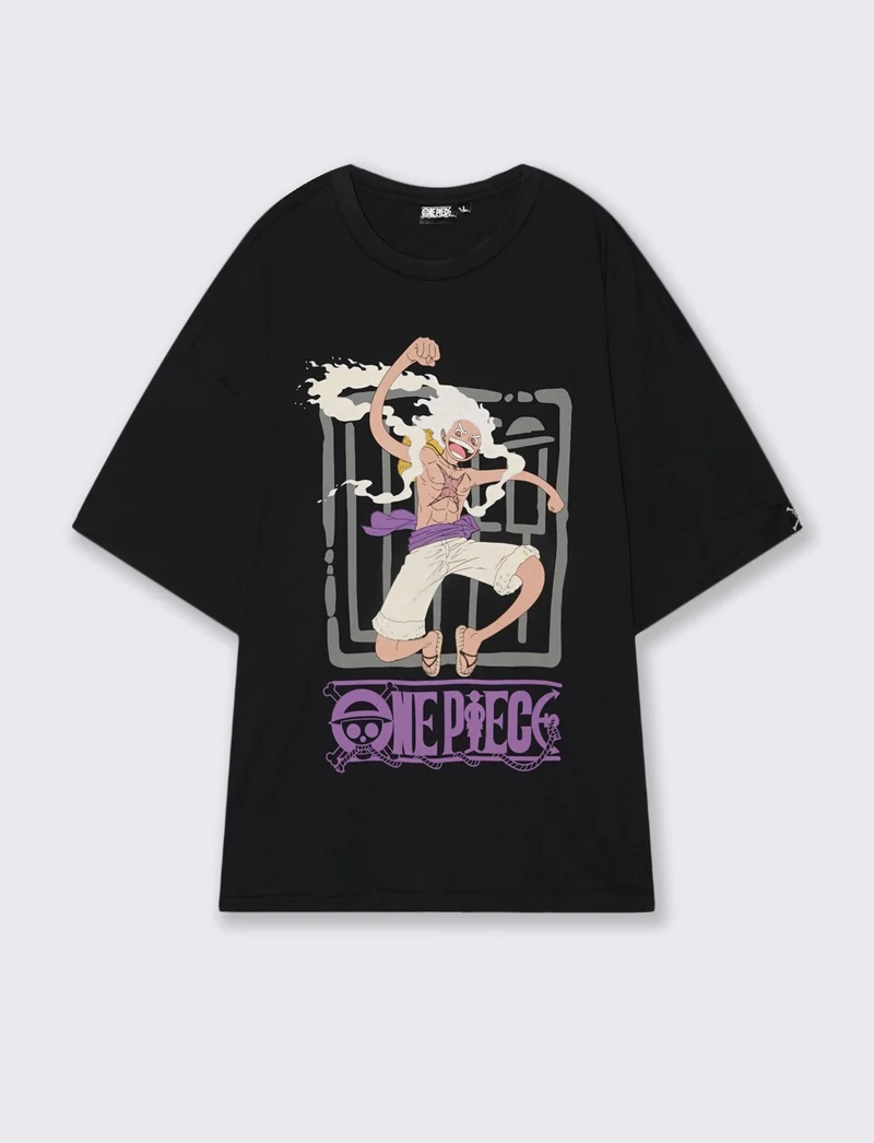 T-shirt One Piece girocollo maniche corte - var 2
