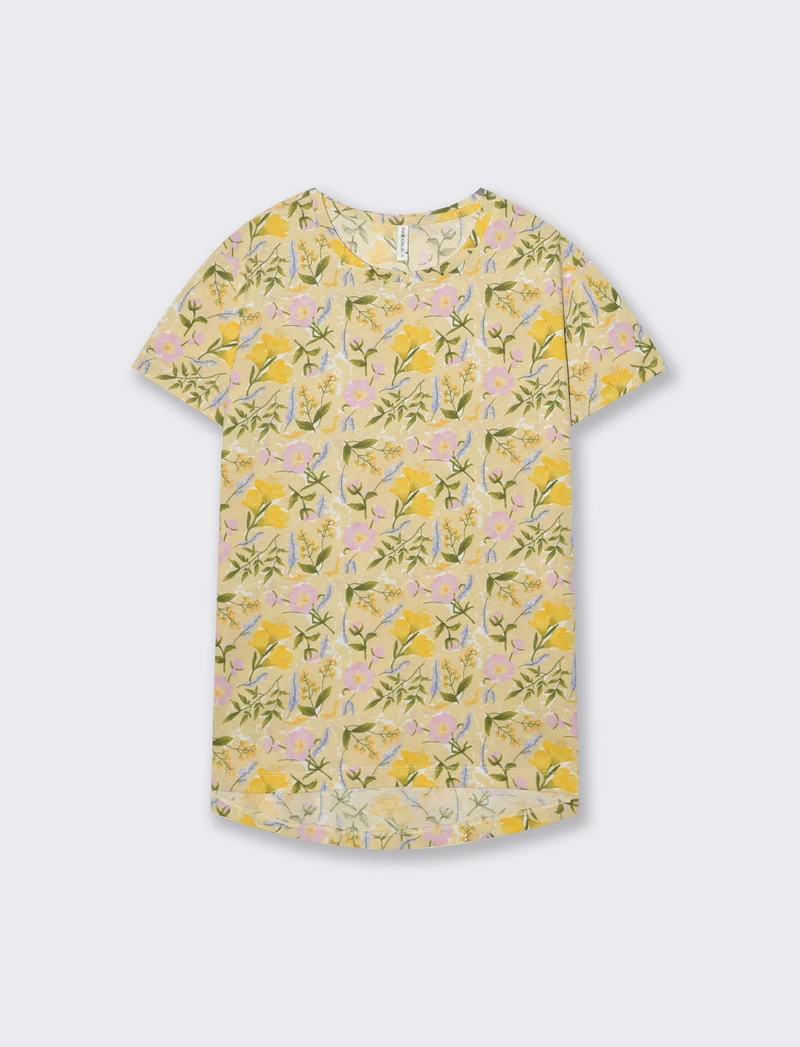 T-Shirt in Cotone Manica Corta Rigata - var 3