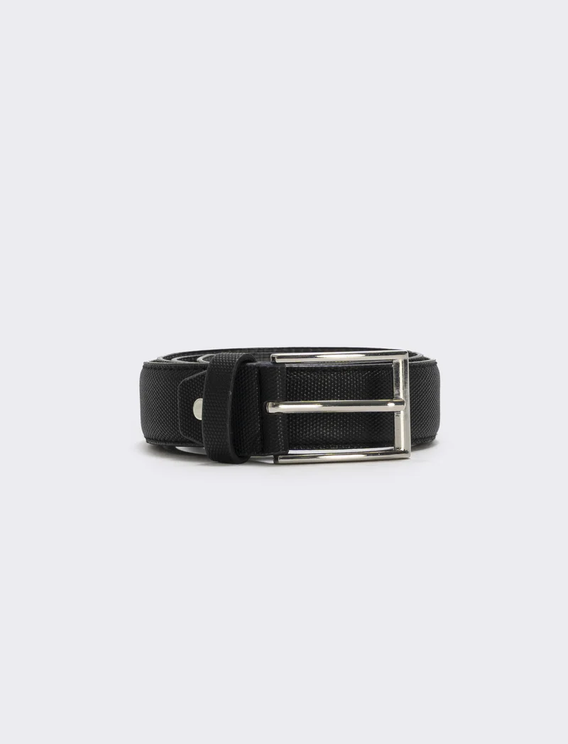 Cintura basica per uomo versatile e pratica - Nero