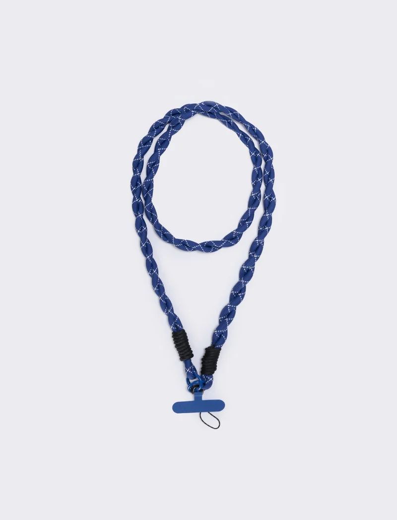 Laccio portacellulare cordoncino elegante - Blu