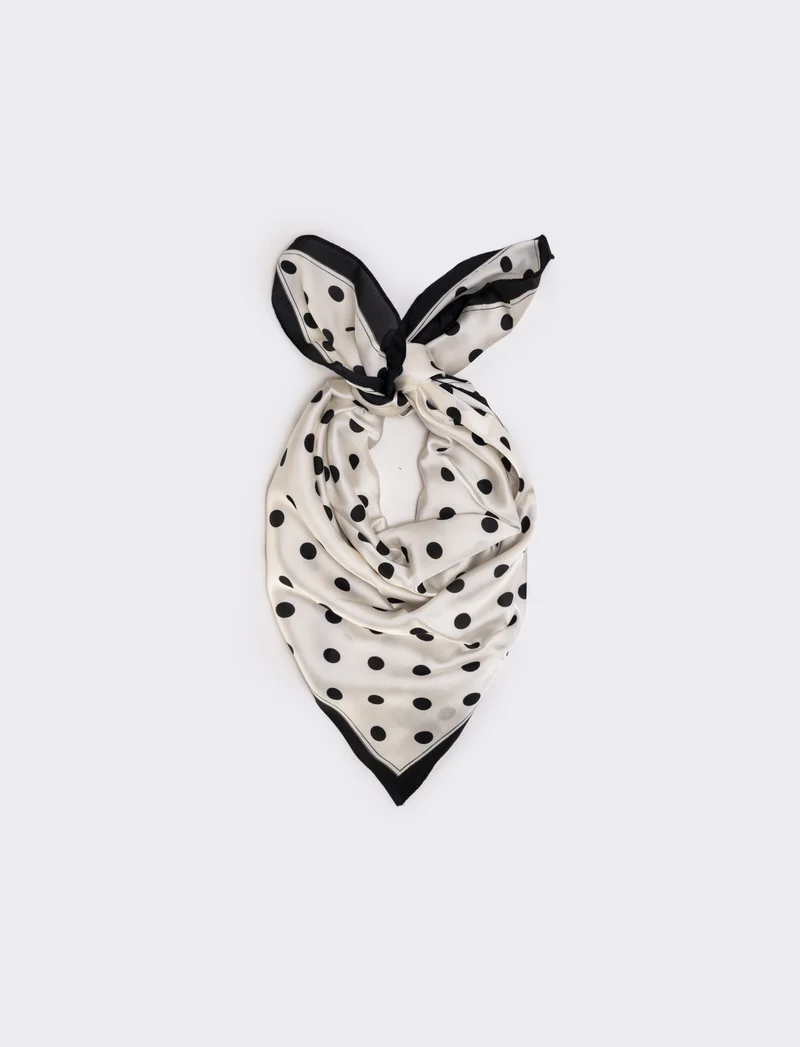 Foulard in varie fantasie per donne - Bianco