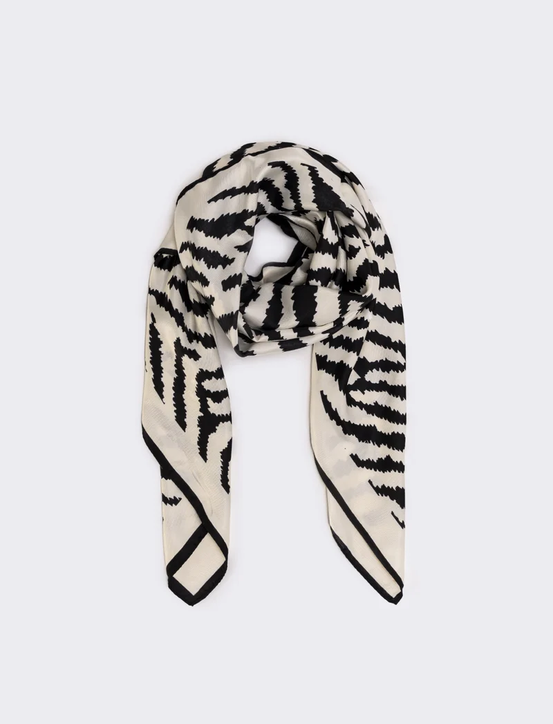 Foulard 90x90 cm con fantasie varie - Zebrato