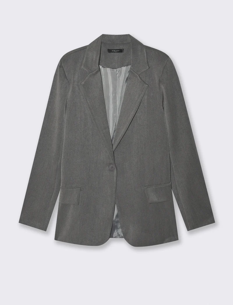 BLAZER MONOPETTO 1 BOTTONE - Grigio
