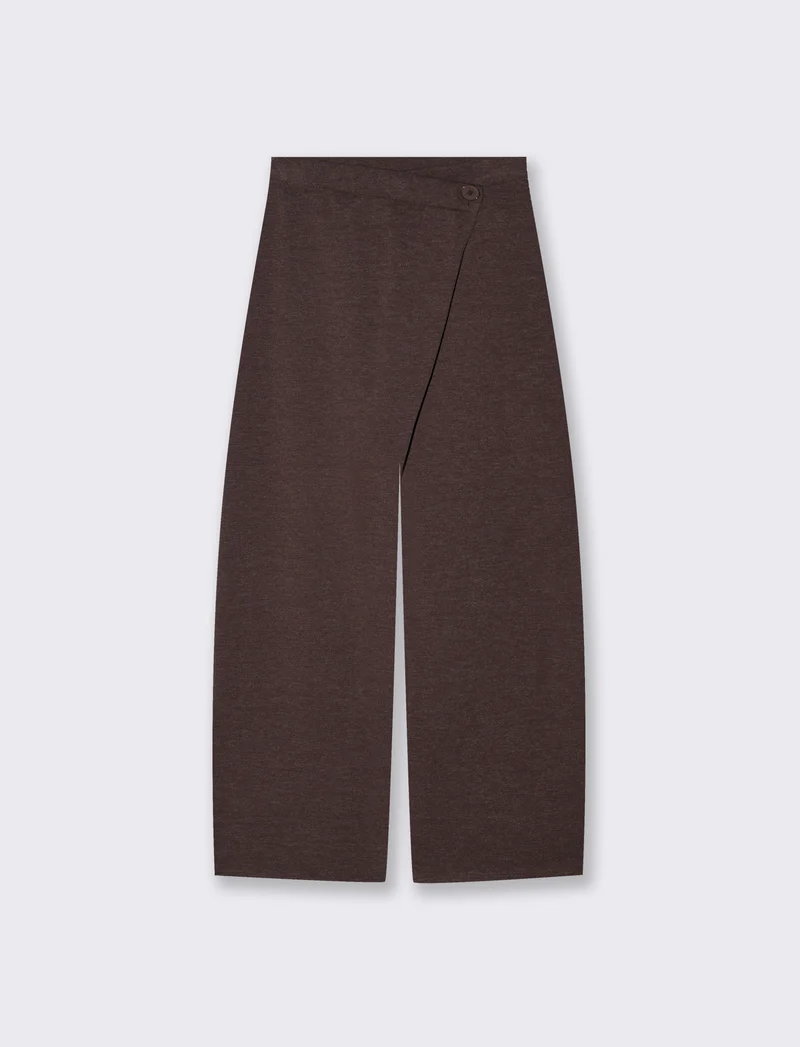 Pantalone in maglia - Moro