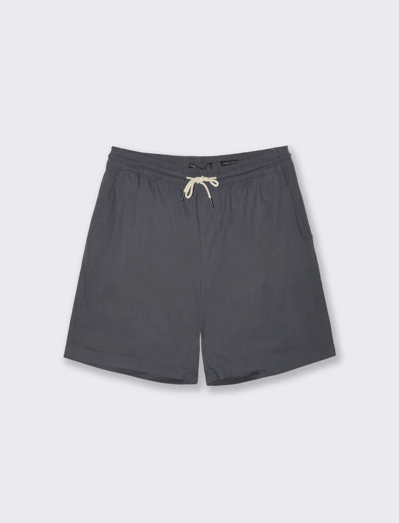 Bermuda Jogger in Cotone Slub con Tasche - Avion