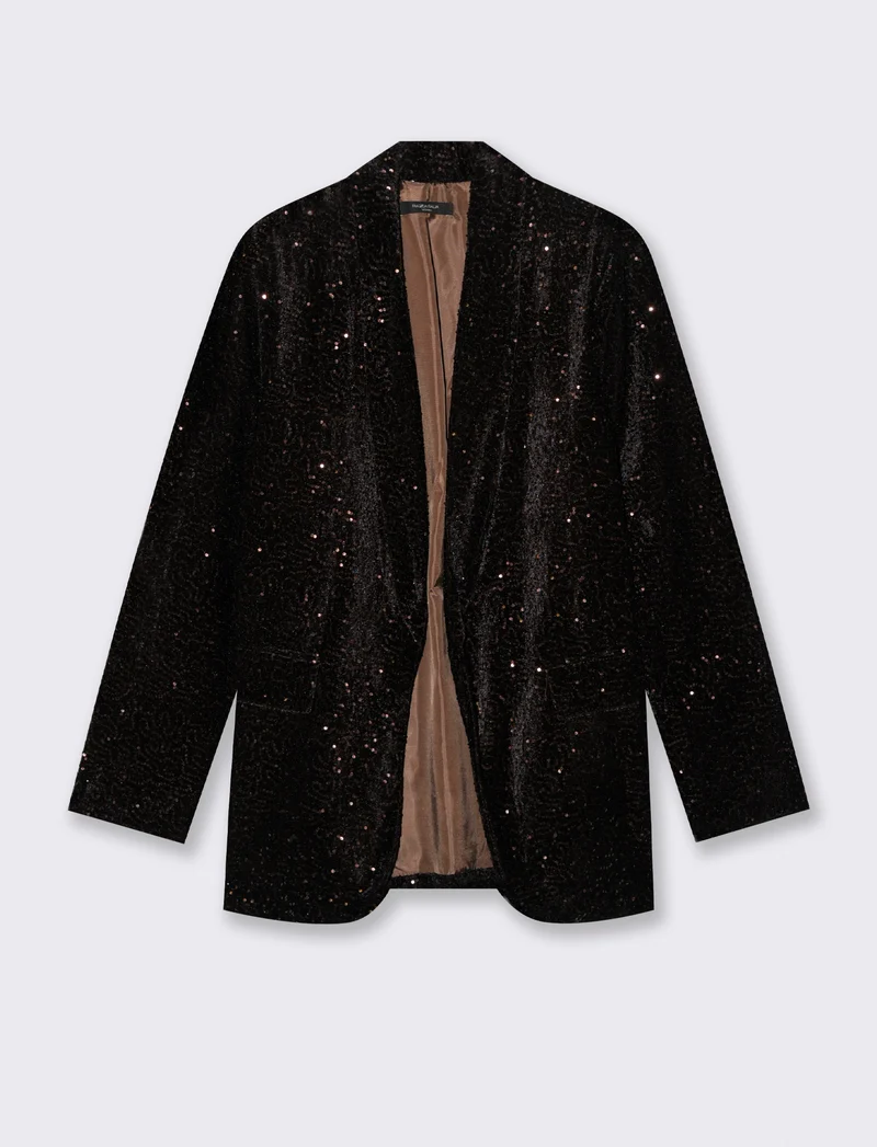 Giacca in paillettes - Moro