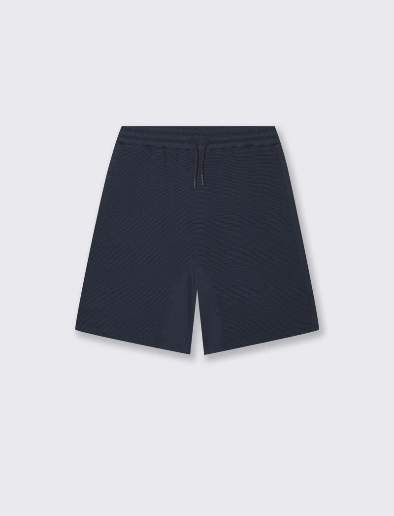 Bermuda in felpa dal look casual e stiloso - Blu