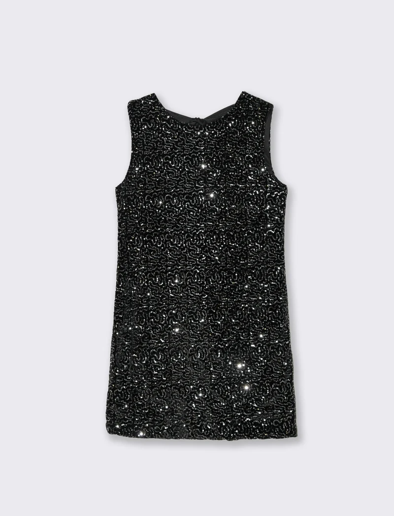 Vestito in paillettes - Argento